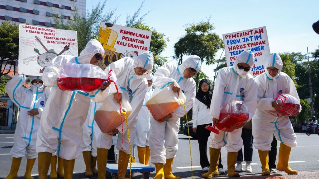 Aktivis Mendesak Pemprov Jatim untuk Bertindak Tegas Atasi Pencemaran Sungai&nbsp;Brantas