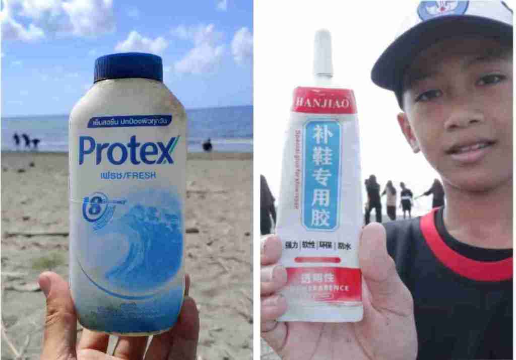 Mengejutkan, Kemasan Produk Plastik dari Thailand dan China Menghuni Pantai Babana,&nbsp;Bulukumba